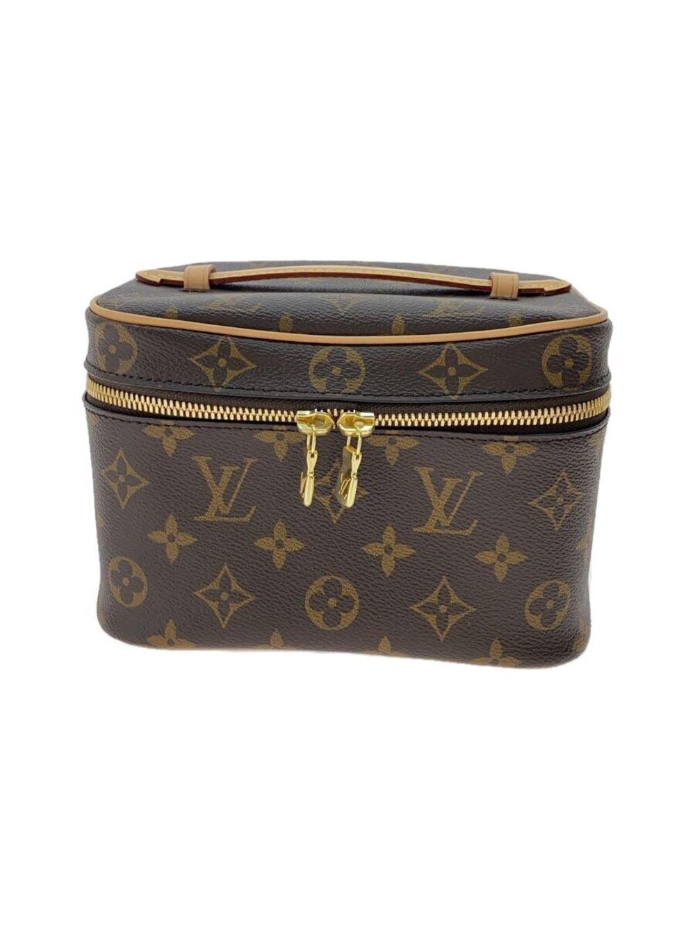 Louis Vuitton Nice Nano Monogram Canvas Leather Brown All over